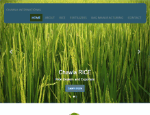 Tablet Screenshot of chawlainternational.com